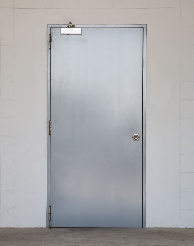 Stainless steel doors are highly resistant to rust, corrosion, and weather damage